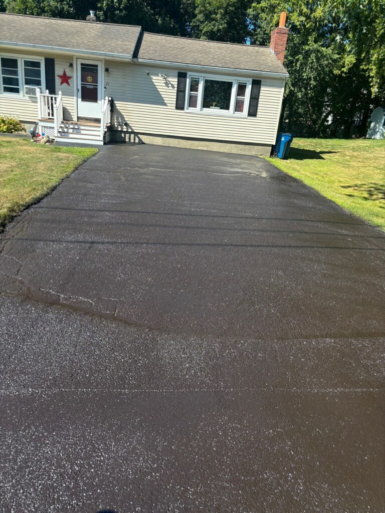 Driveway Sealcoating in Andover, Massachusetts
