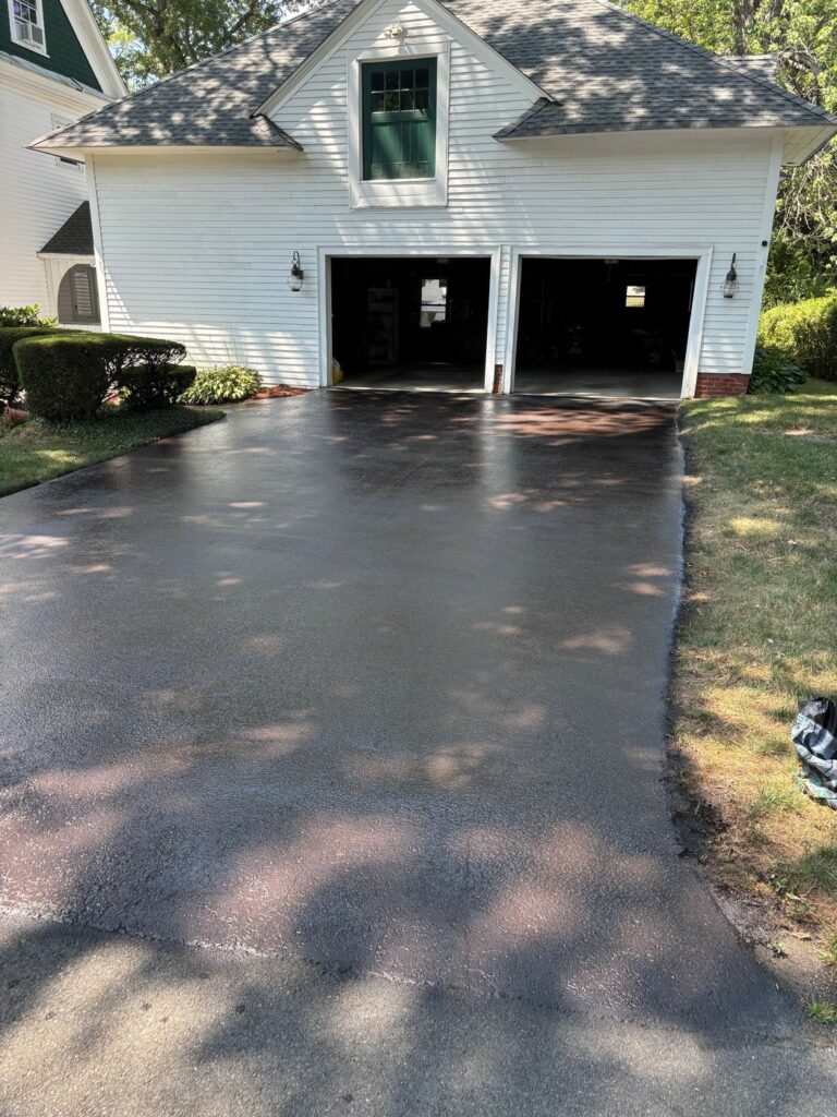 Driveway Sealcoating in Boxford, Massachusetts