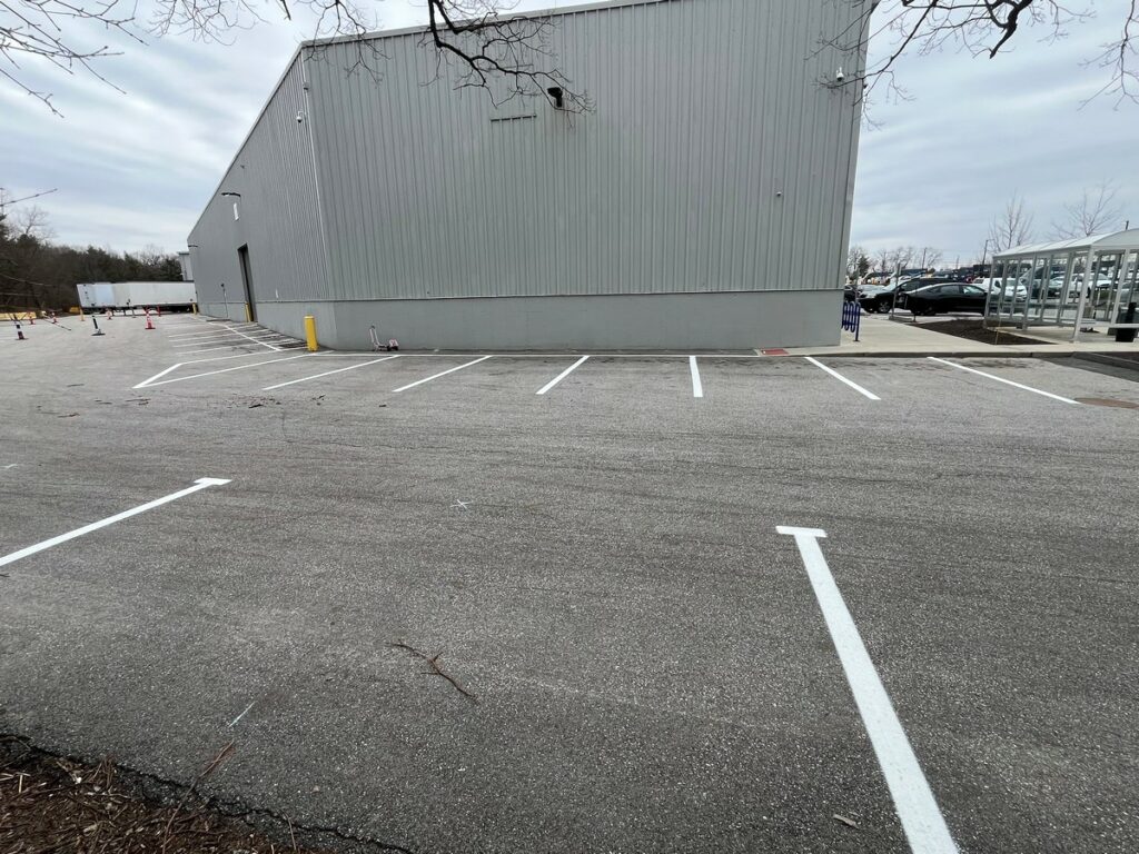 Parking Lot Striping in Norwood, Massachusetts