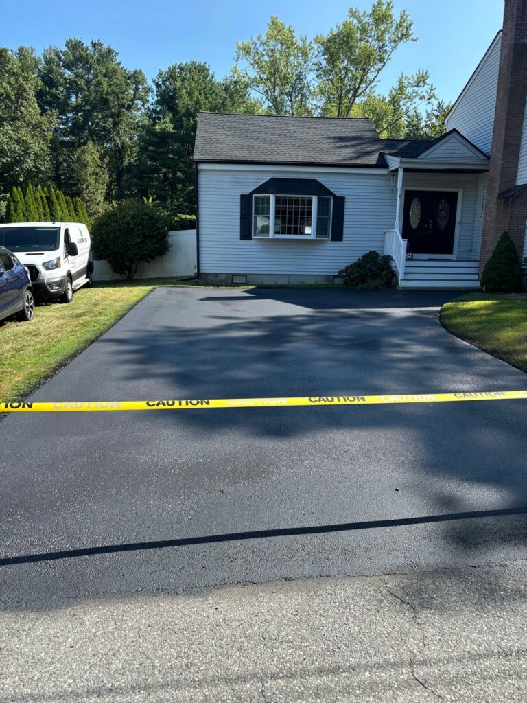 Cobblestone Walkway & Driveway Sealcoating in Billerica Massachusetts