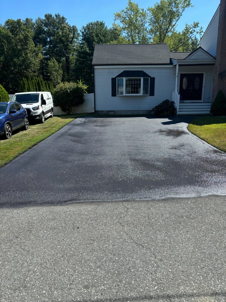 Cobblestone Walkway & Driveway Sealcoating in Billerica Massachusetts