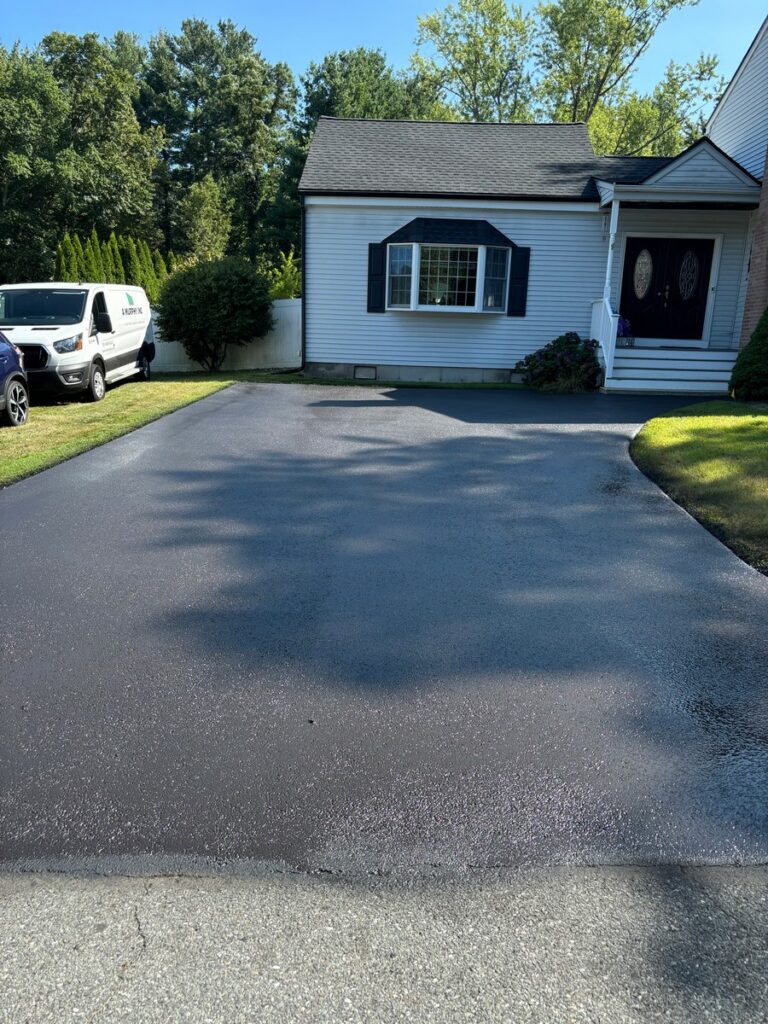 Cobblestone Walkway & Driveway Sealcoating in Billerica Massachusetts