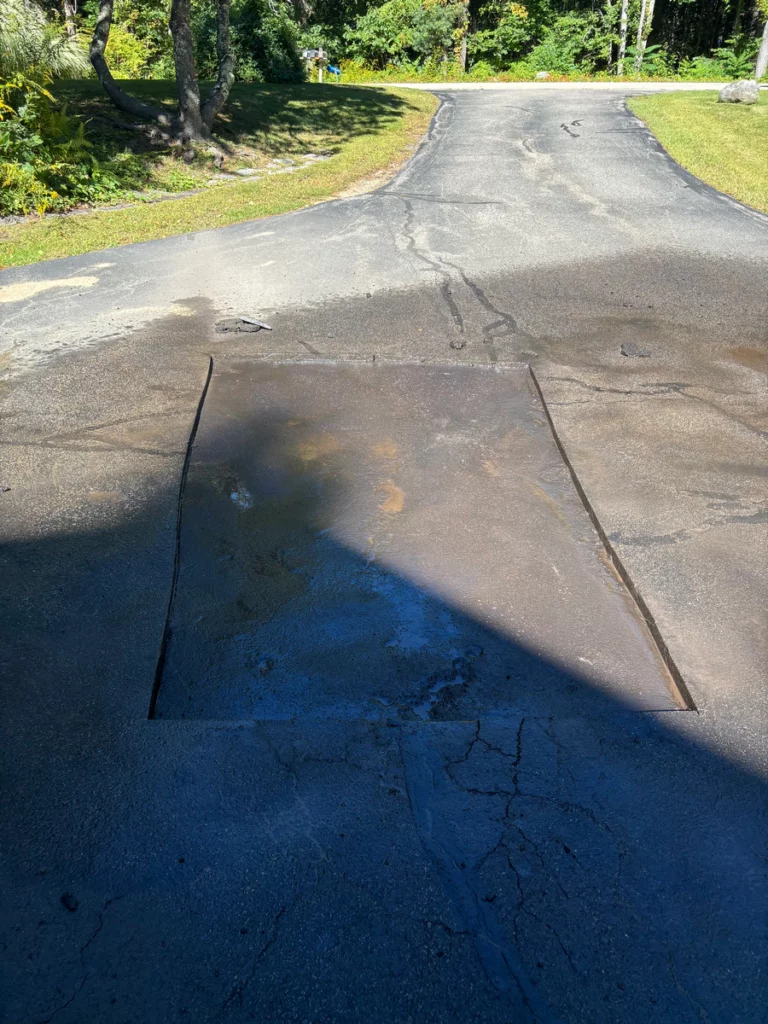 Saw-Cut Asphalt Repair and Sealcoating in Exeter, New Hampshire